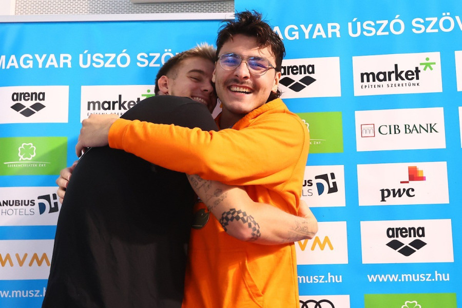Rasovszky Kristóf és Kalmár Ákos - Fotó: MÚSZ Facebook