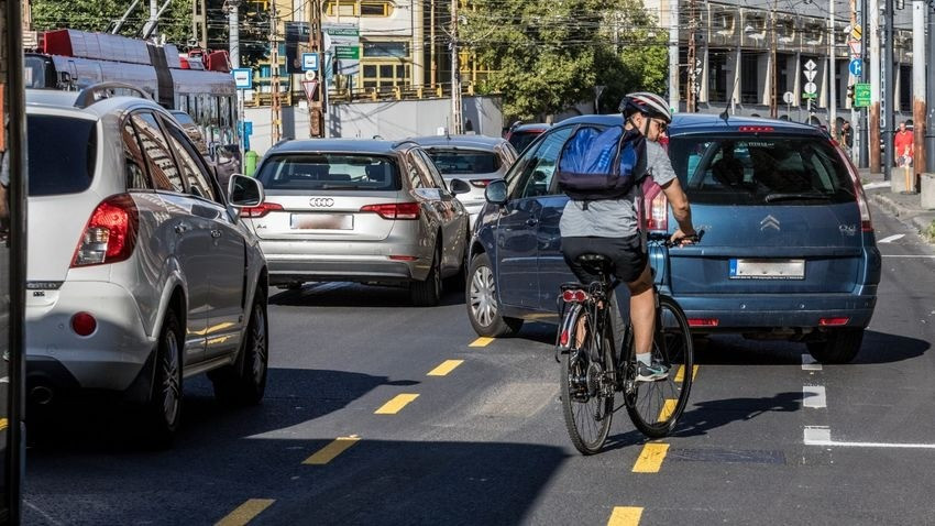 Pillanatkép a budapesti utakról (fotó: ripost.hu)