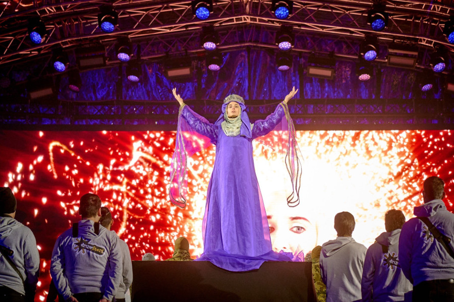 Fotónk a pénteki főpróbán készült