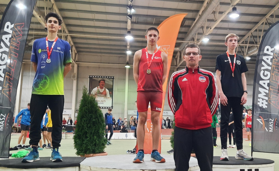 Mireider Gergő bajnoki aranyérmet ünnepelhetett - Fotó: VEDAC