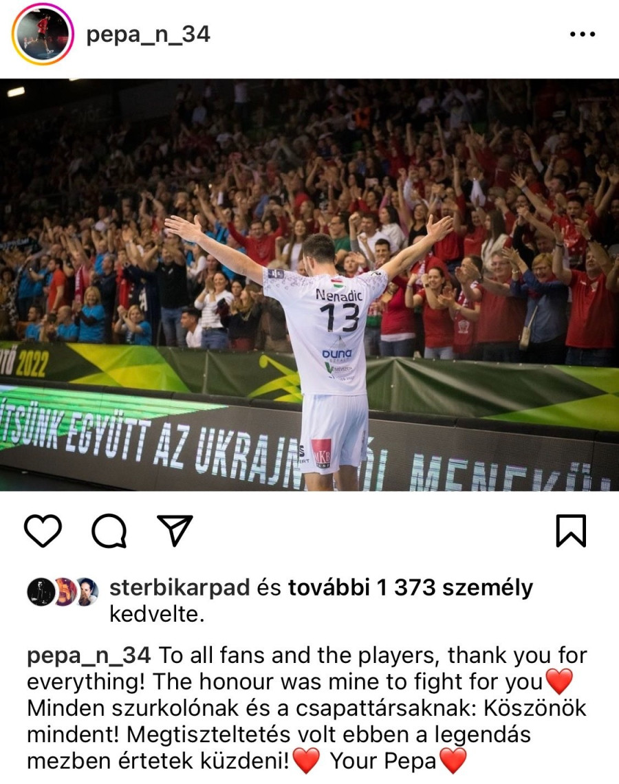 Fénykép forrása: Petar Nenadics Instagram