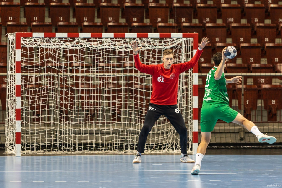 Mikler Krisztián tizenhárom védést mutatott be (archív fotó)