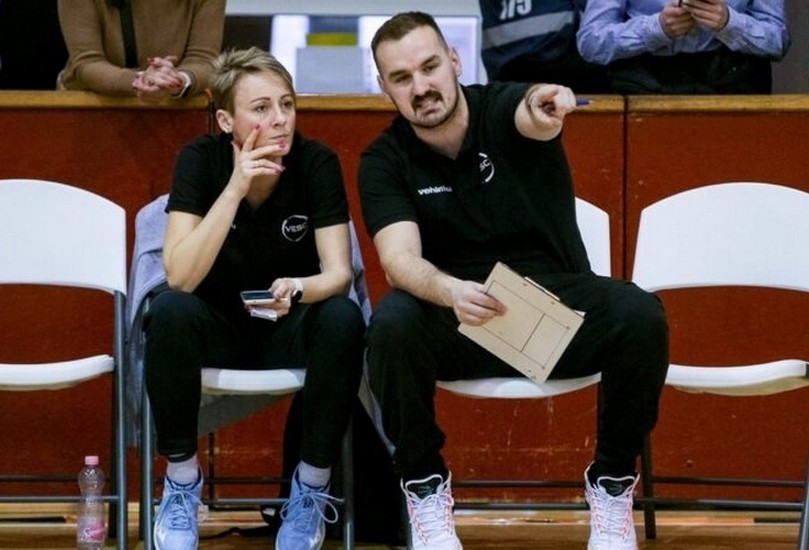 Szokolikné Kalmár Judit és Edon Ibrahimi - Fotó: VESC (archív)