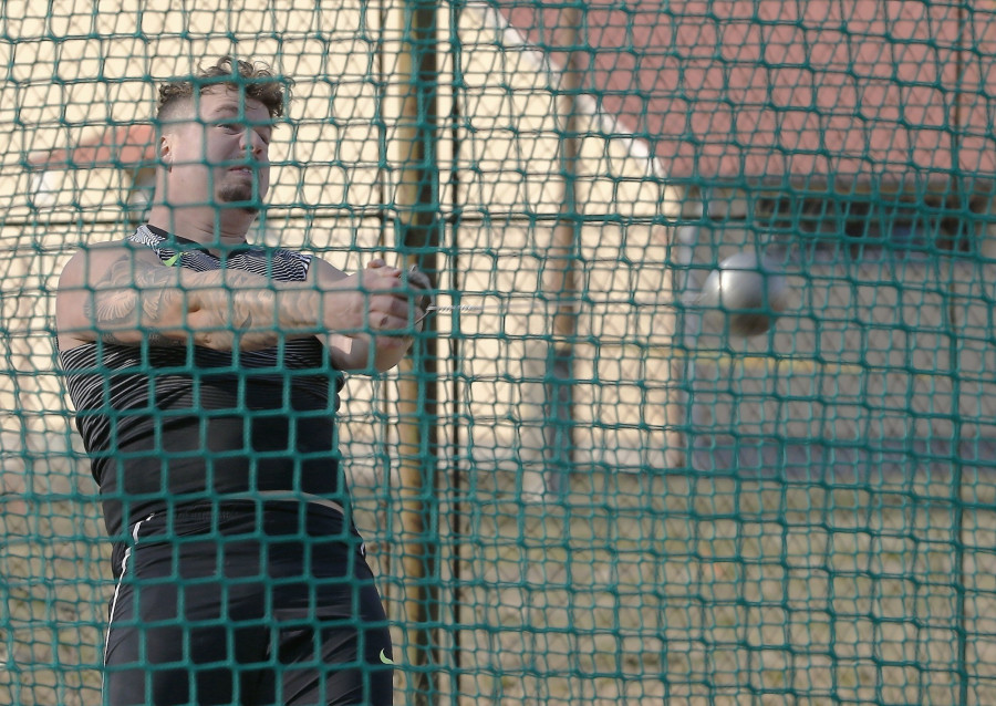 Pásztor Bence 71.99 méterrel értékes bronzérmet szerzet - Fotó: VEDAC