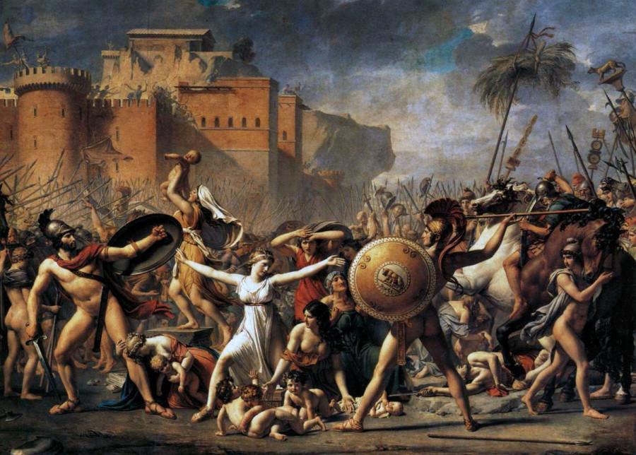 Jacques-Louis David: A szabin nők elrablása
