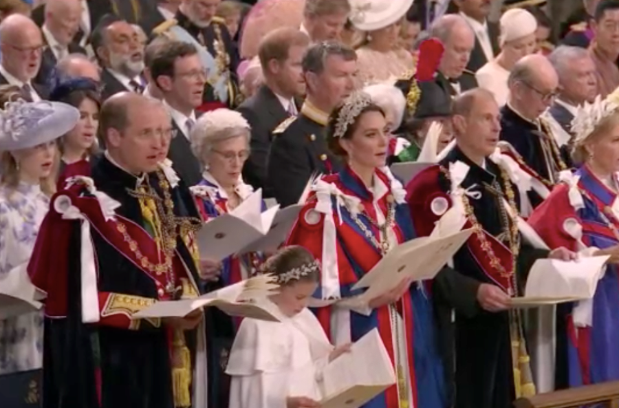 Vilmos herceg, Katalin hercegné és kettejük között a kis Sarolta hercegnő