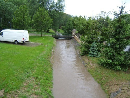 A Séd vízszintje 2010 májusában