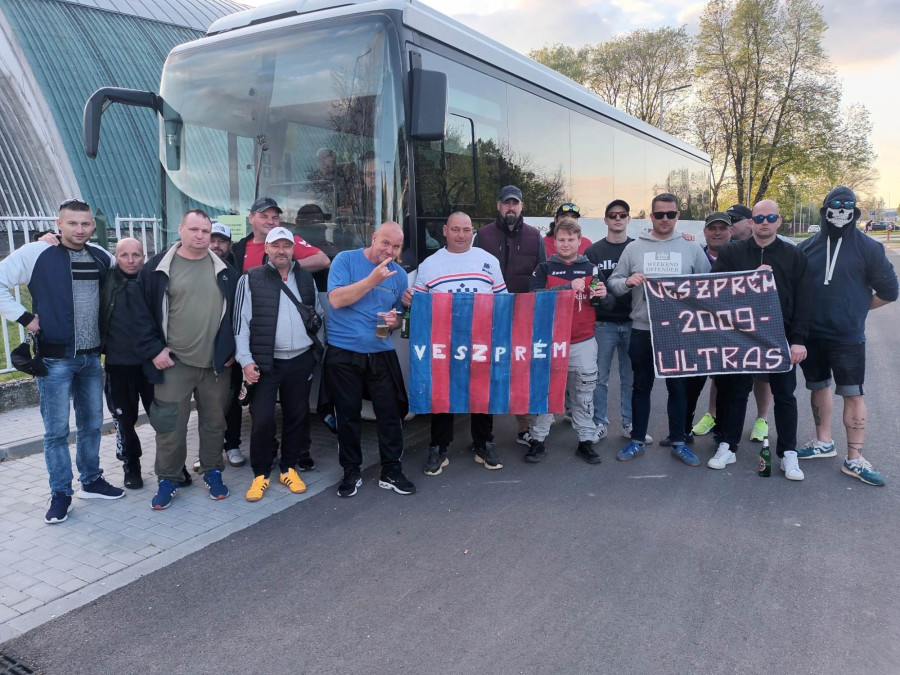 A Veszprém Ultras is lelkesen készül a rangadóra!