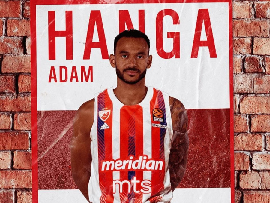 Hanga Ádám Szerbiában folytatja pályafutását - Fotó: Crvena zvezda Facebook