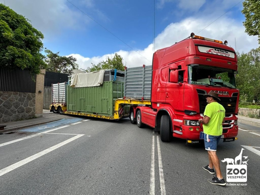 A kamion, amikor elindult Koppenhágából