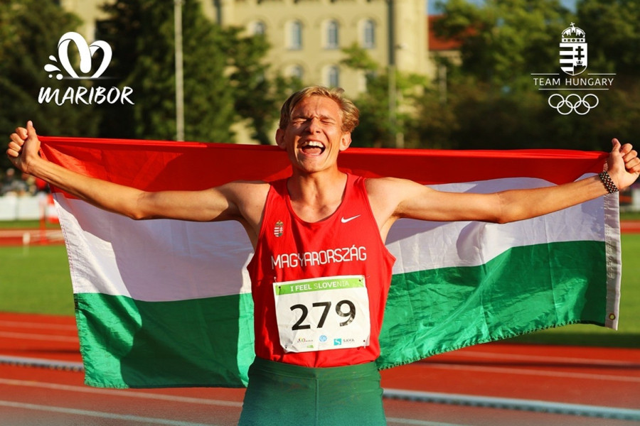 Szirbek Albert bronzérmes az EYOF-on - fotó: SVSE