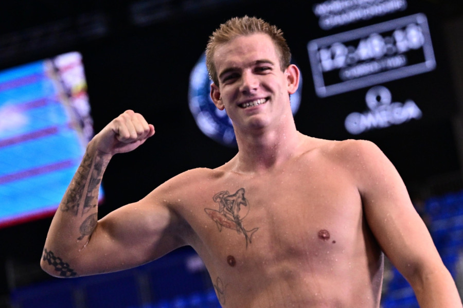 Rasovszky Kristóf világbajnoki hatodik 1500 méter gyorson - fotó: MTI/Derencsényi István