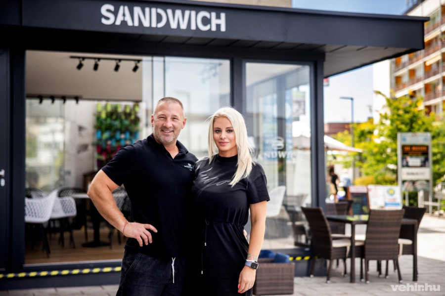 Marton Péter tulajdonos és felesége, Vajda Jozefa