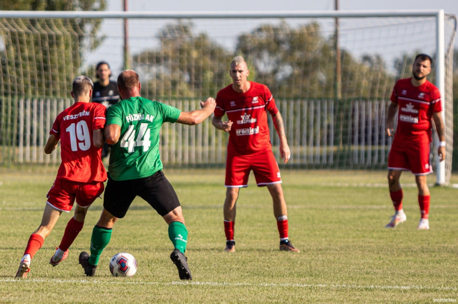 A Veszprém az előző körben a Fűzfőt 6-1-re múlta felül (archív fénykép)
