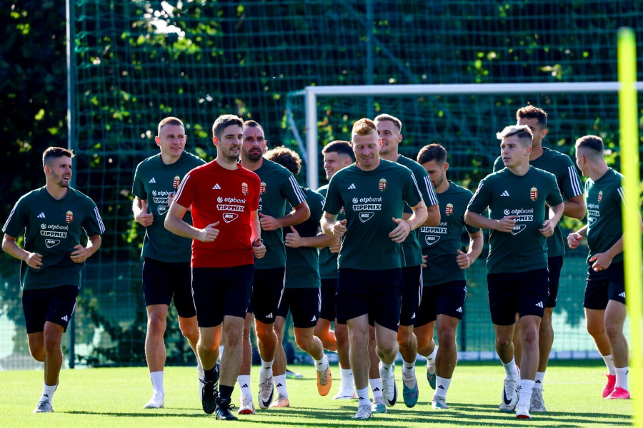 Gőzerővel készül a válogatott - Fotó: MLSZ