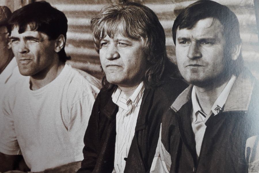 Baranyi Sándor, dr. Nemecz Pál és Glázer Róbert