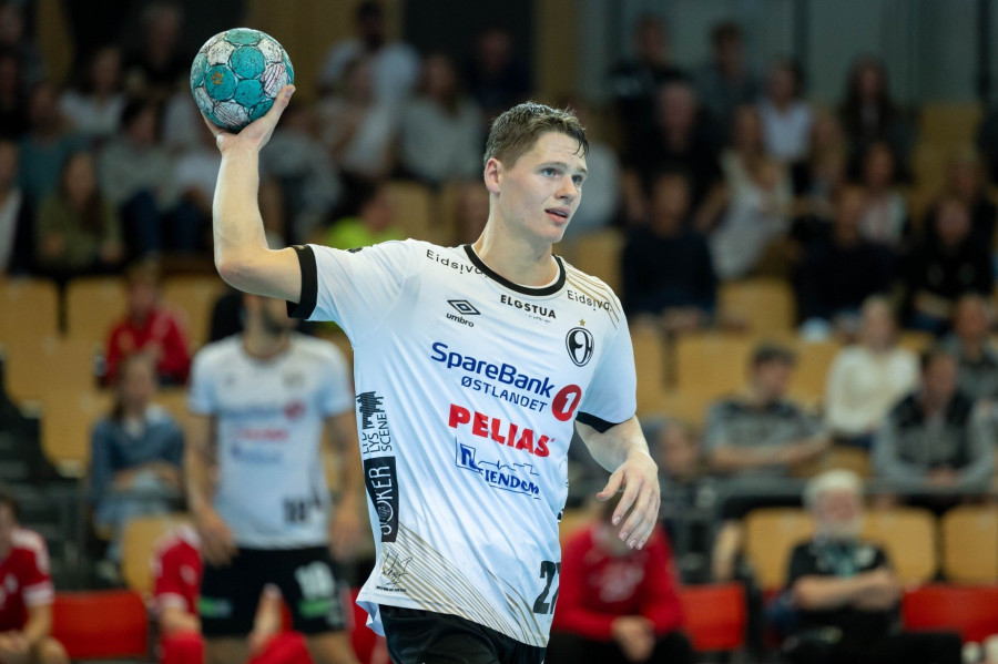 Lukács Péter két gólt szerzett - Fotó: Elverum Håndball