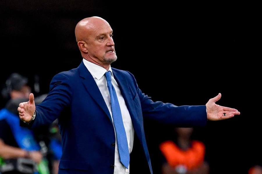 Marco Rossi, a magyar válogatott olasz szövetségi kapitánya a Magyarország - Csehország barátságos labdarúgó mérkőzésen a budapesti Puskás Arénában 2023. szeptember 10-én. MTI/Hegedüs Róbert