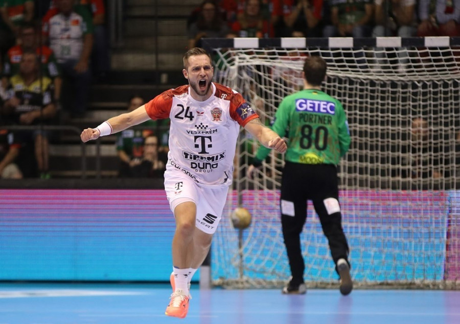 Győzelem a BL-címvédő otthonában! (Fotó: ehfcl.eurohandball.com)