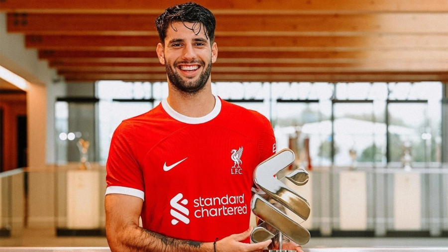 Szoboszlai Dominik a hónap legjobbja a patinás klubnál - Fotó: liverpoolfc.com