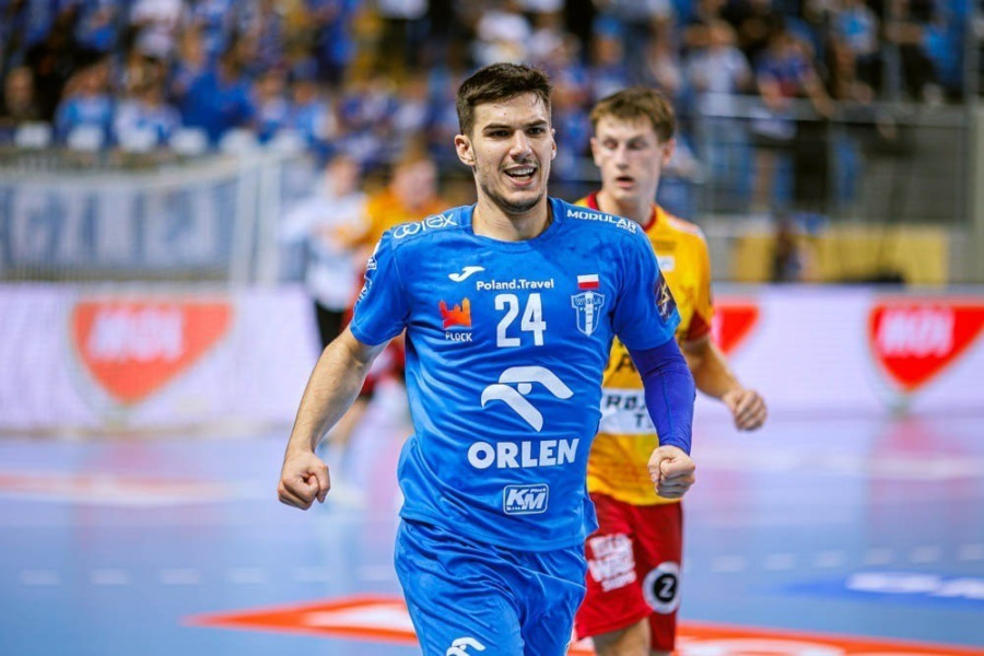 Gulyás Péter emlékeztetett, Fazekas Gergő remek szezont produkál - fotó: Wisla Plock