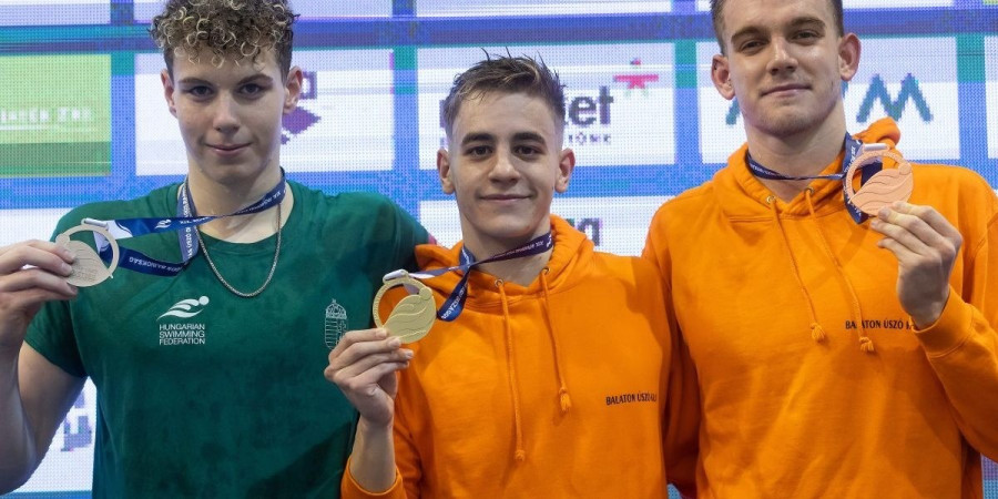 Sárkány Zalán, Betlehem Dávid és Rasovszky Kristóf - Fotó: MÚSZ Facebook (archív)