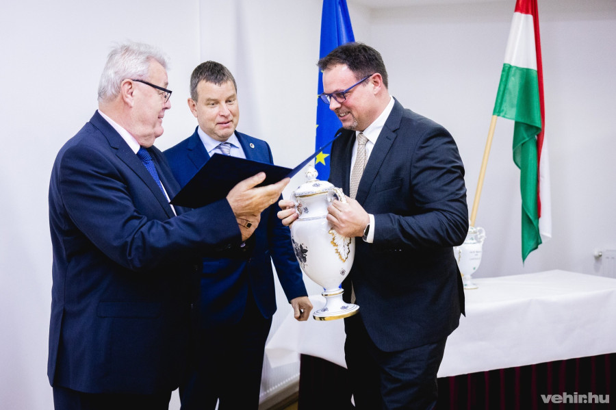 Dr. Markovszky György, dr. Gelencsér András és Pató Sándor