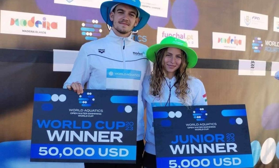 Rasovszky Kristóf és Fábián Bettina - Fotó: MÚSZ Facebook