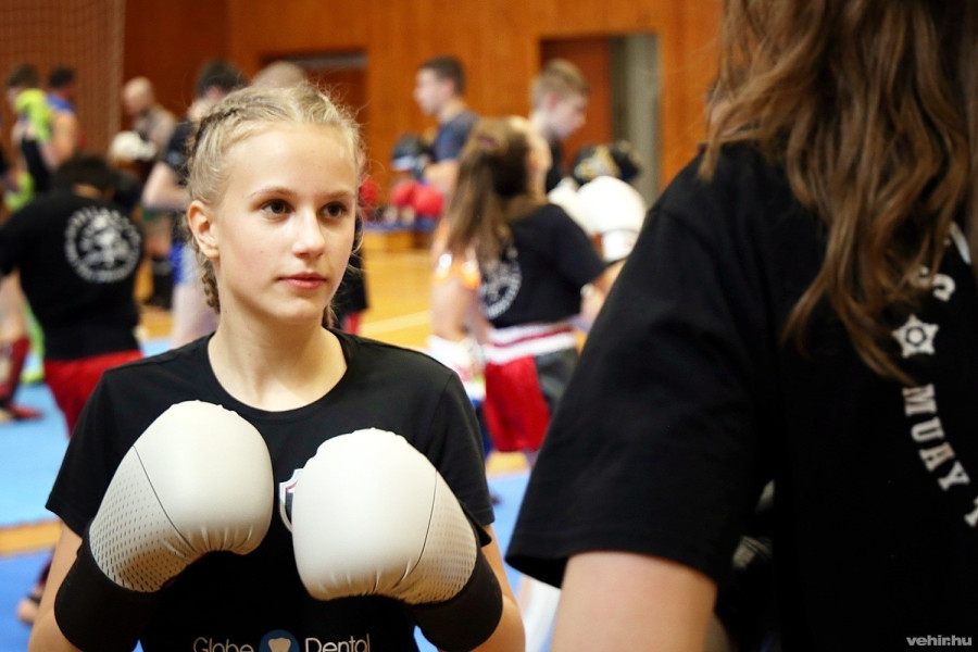 A veszprémi VESC - Weapon Group büszke lehet Regina teljesítményére (archív fénykép)