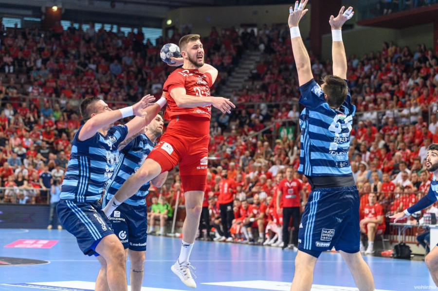 Ilic Zorán magyar bajnok és kupagyőztes lett a Telekom Veszprémmel (archív fotó)