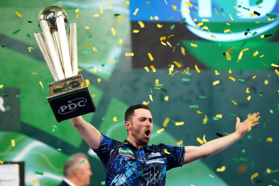 Luke Humphries a darts új királya - Fotó: Zac Goodwin/Getty Images