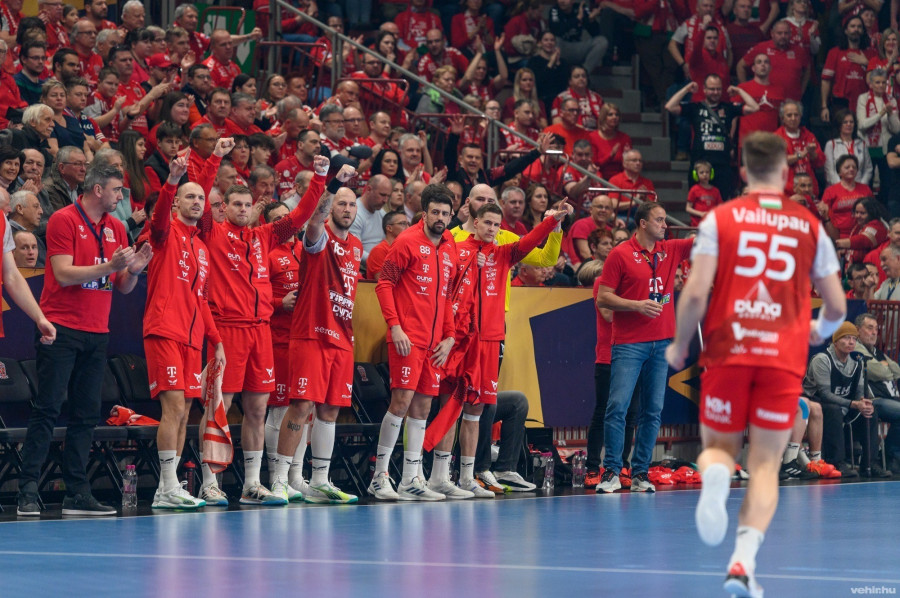 A szünetben vezetett a Montpellier, de a Veszprémet nem lehetett megállítani (archív fénykép)