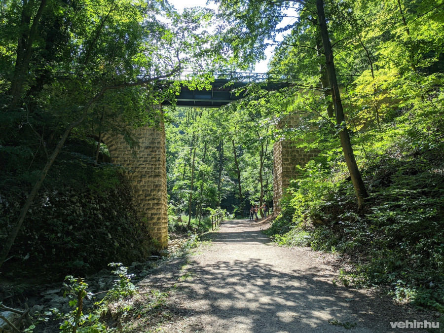 A közép-dunántúli piros vonal a vadregényes Cuha-völgyön is végigvezet