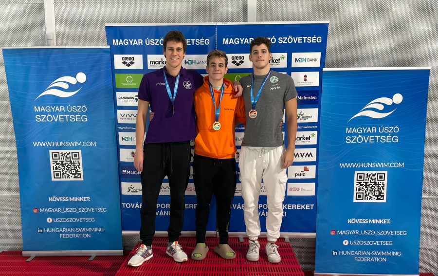 Betlehem Dávid ismét a dobogó tetejére állhatott - Fotó: MÚSZ Facebook