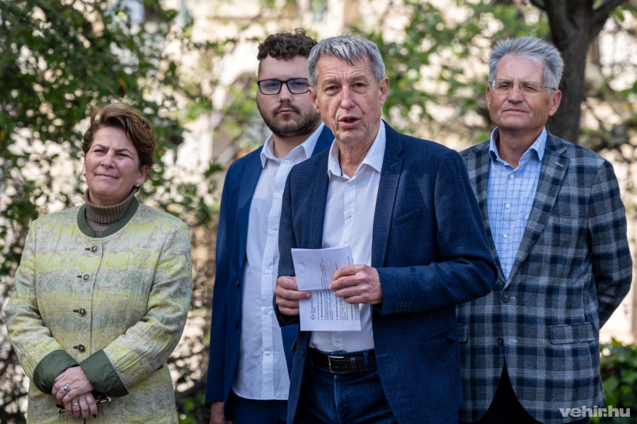 Hartmann Ferenc a bejelentésen