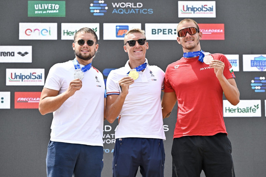 Rasovszky Kristóf harmadikként ért célba - Fotó: MÚSZ