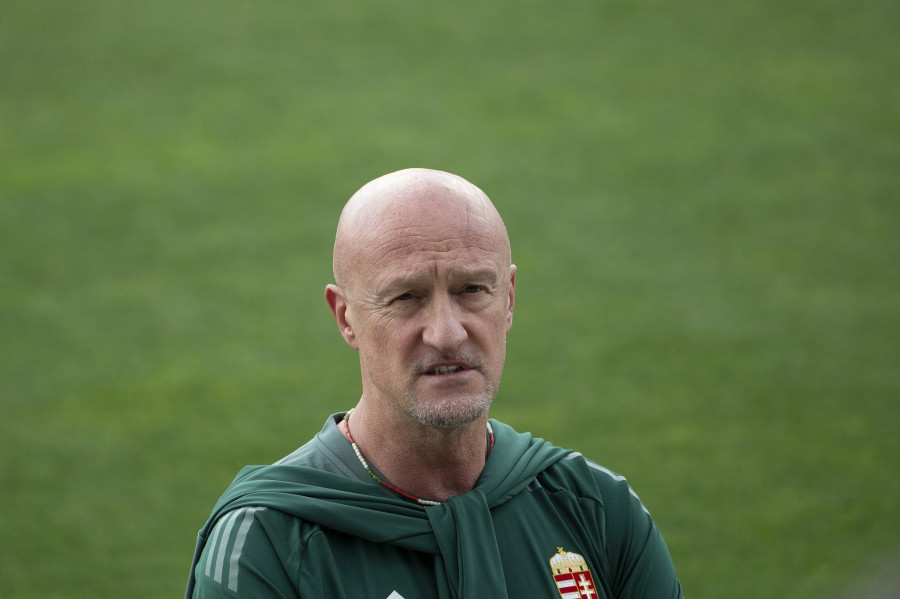 Marco Rossi, a magyar labdarúgó-válogatott szövetségi kapitánya a csapat sajtótájékoztatóján a telki edzőközpontban 2024. május 27-én. A válogatott megkezdte felkészülést a közelgő Európa-bajnokságra. MTI/Szigetváry Zsolt