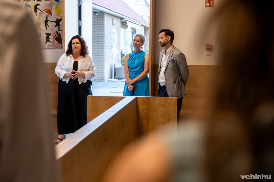 Grászl Bernadett, Művészetek Háza igazgató, Markovits Alíz, VEB2023 vezérigazgató és Horvát Szilárd, közigazgatási államtitkár
