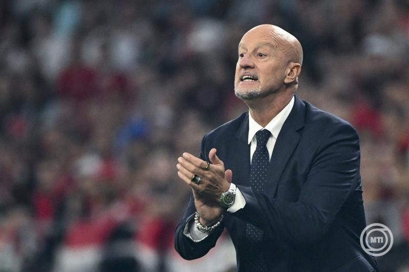 Marco Rossi, a magyar válogatott szövetségi kapitánya a labdarúgó Nemzetek Ligája A divíziójának 3. csoportjában játszott Magyarország - Bosznia-Hercegovina mérkőzésen a Puskás Arénában 2024. szeptember 10-én. MTI/Illyés Tibor