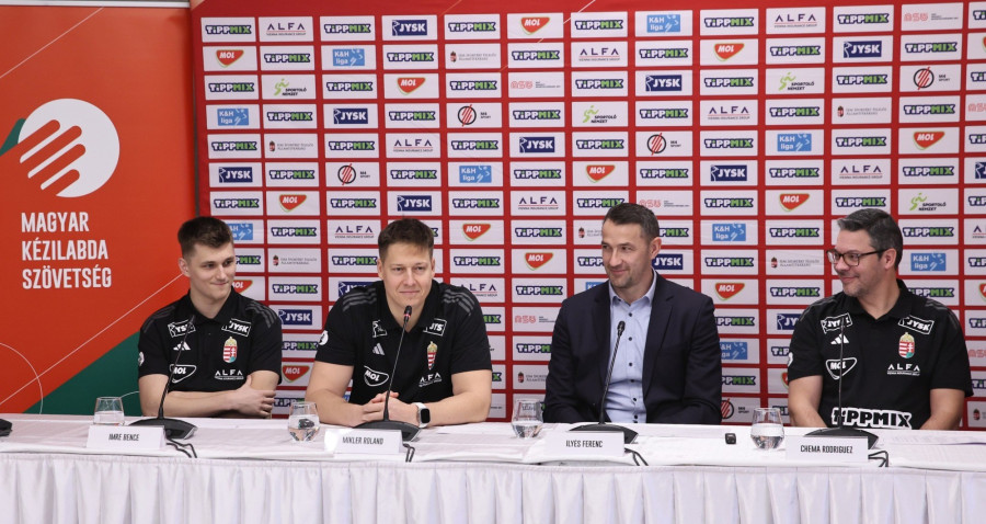 Imre Bence, Mikler Roland, Ilyés Ferenc, Chema Rodríguez - Fotó: MKSZ Facebook