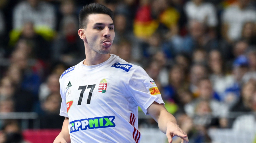 Hanusz Egon, a magyar válogatott kézilabdázója - Fotó: MTI/Czeglédi Zsolt