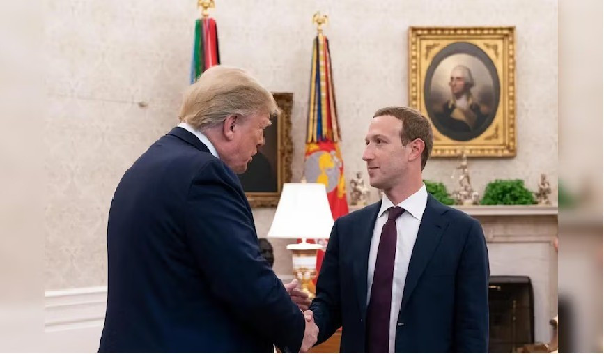 Trump és Zuckerberg korábbi találkozója