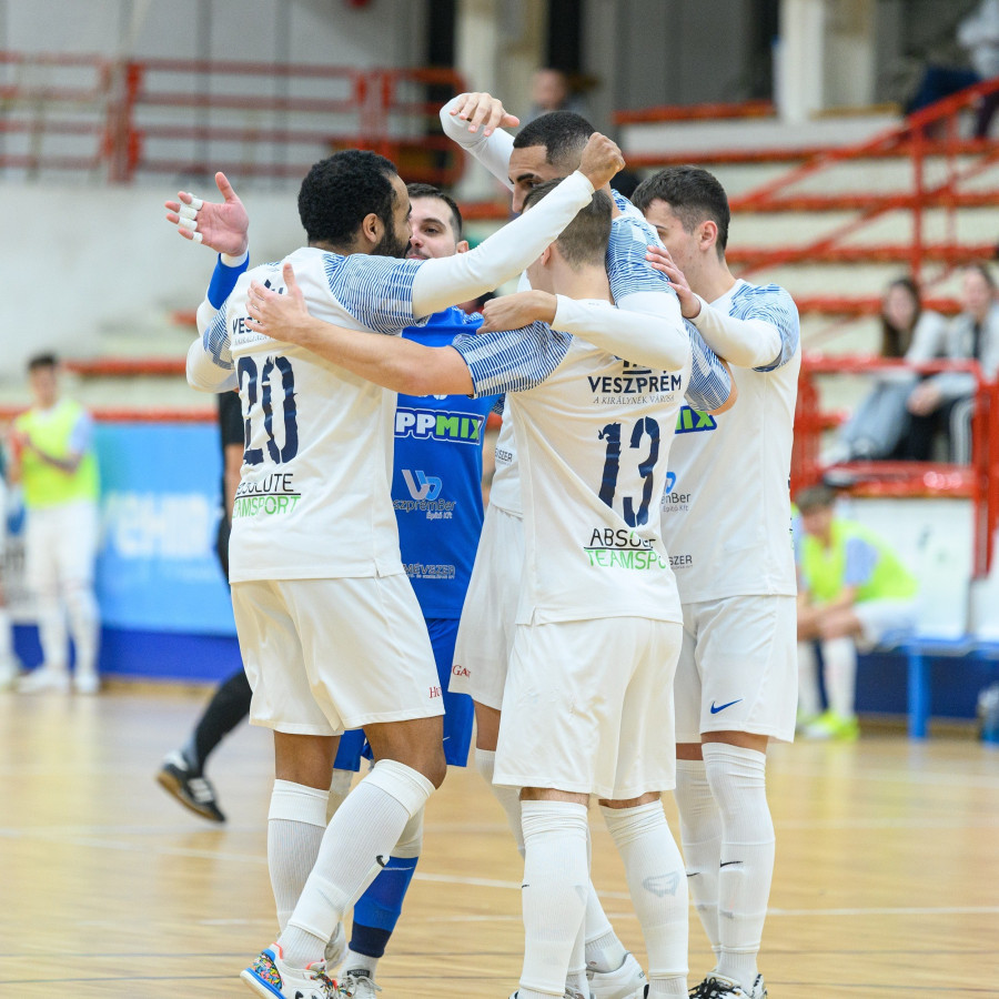 A veszprémiek célja egyértelmű: bajnokságot nyerni! (archív fénykép)
