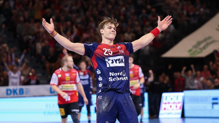 Jörgensen a Flensburgnak inthet búcsút - Fénykép: https://www.handballwoche.de/