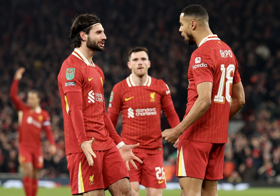 A Liverpool a PSG-vel találkozik - Fotó: m4sport.hu / EPA/ADAM VAUGHAN