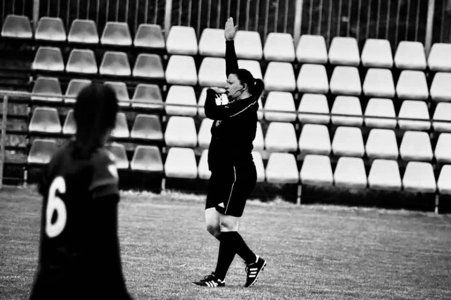 Elhunyt Vinkler Bea játékvezető - Fotó: MLSZ Veszprém vármegyei igazgatóság