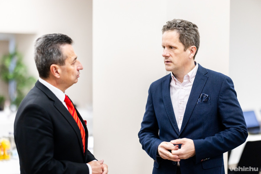 Dr. Simon Attila és dr. Temesvári Balázs, VKSZ Zrt. vezérigazgató