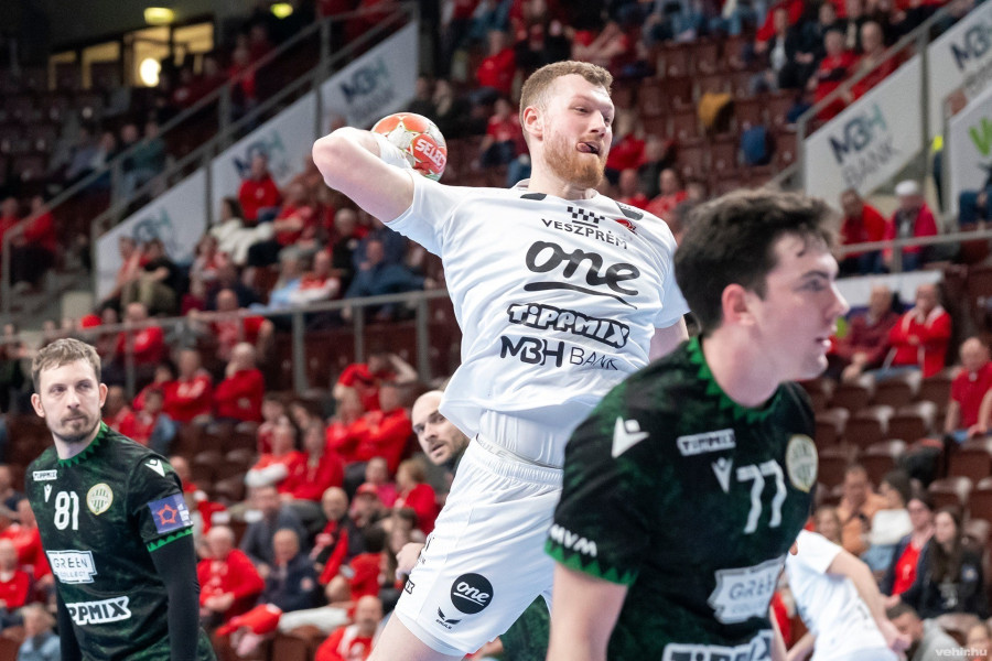 Távozik a One Veszprém kézilabdacsapatának horvát beállója, Nikola Grahovac (archív fénykép)
