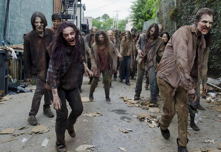 Részlet a Walking Dead sorozatból