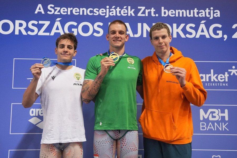 Betlehem Dávid, Rasovszky Kristóf és Sárkány Zalán - Fotó: MÚSZ Facebook